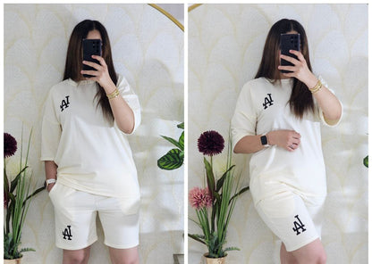 Ensemble Femme Été T-shirt & Short – Léger & Confortable