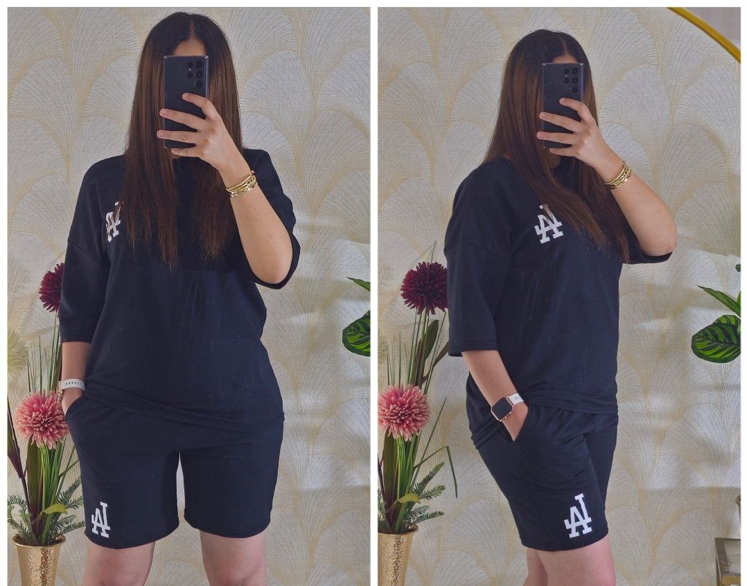 Ensemble Femme Été T-shirt & Short – Léger & Confortable
