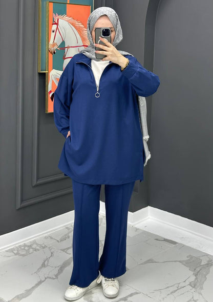 Survêtement Femme en Tissu Moutonné – Ensemble Confortable & Tendance