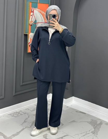 Survêtement Femme en Tissu Moutonné – Ensemble Confortable & Tendance