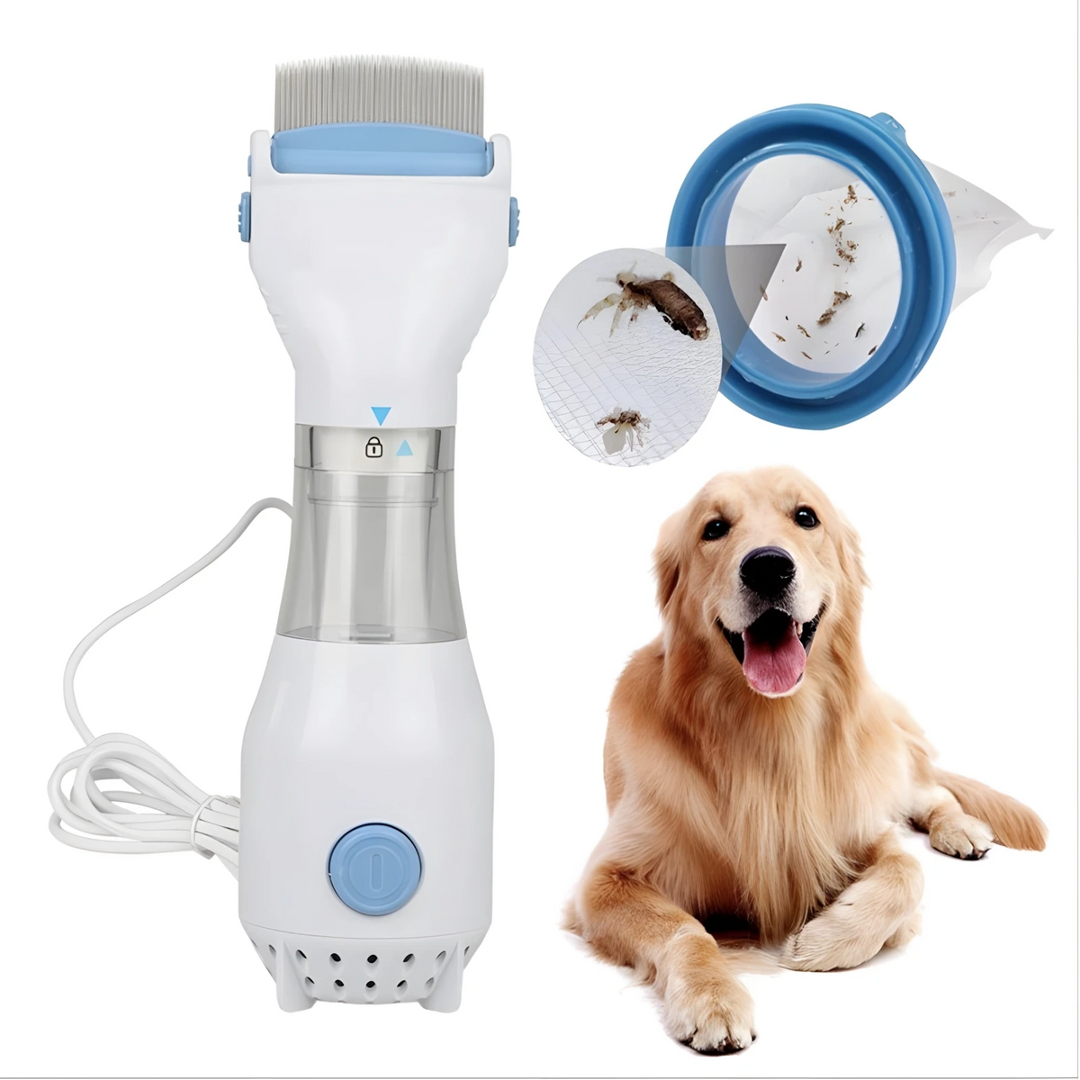 مشط تنظيف الحيوانات الأليفة متعدد الاستعمالات - Peigne de Nettoyage Multifonction pour Animaux de Compagnie