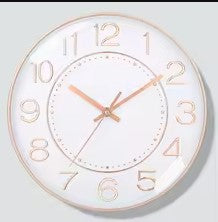 Silent Round Wall Clock ساعة حائط دائرية صامتة