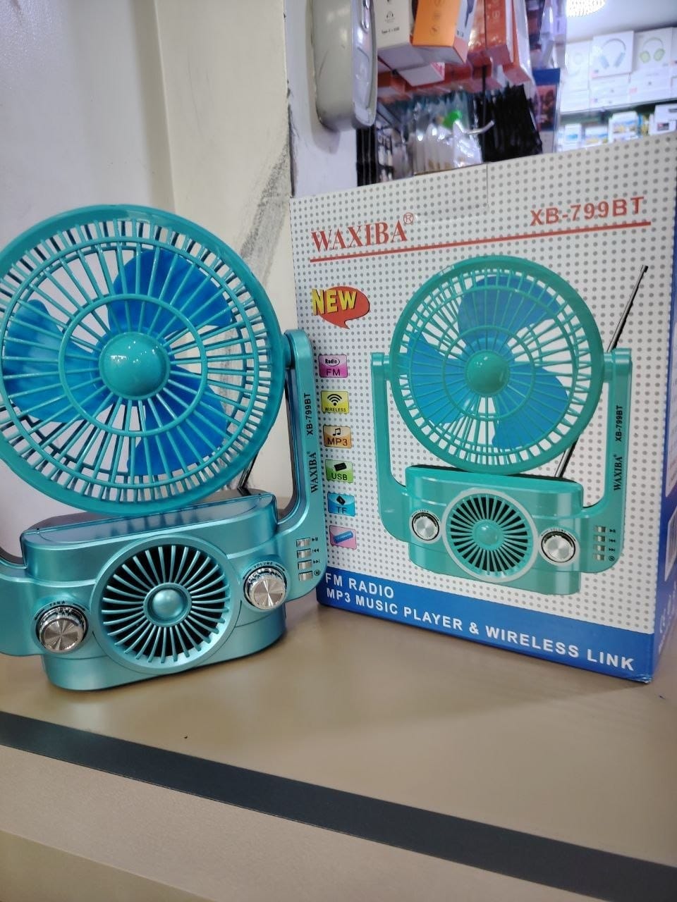 Ventilateur solaire مروحة ومكبر صوت