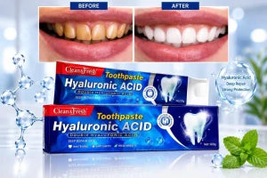 Hyaluronic ACID معجون اسنان بحمض الهيالورونيك لاسنان اكثر بياضًا