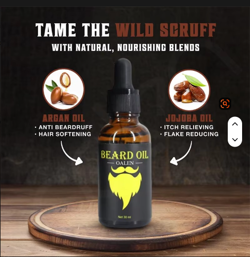 Huile à barbe 100% naturelle de Belizon زيت اللحية الطبيعي 100% من بيليزون