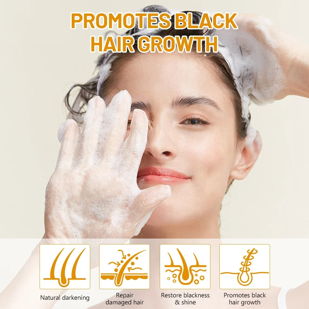 Savon pour cheveux noirs صابون