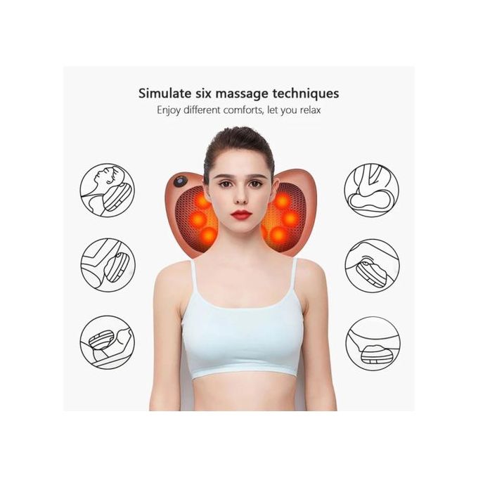 un coussin de massage pour voiture et maison وسادة تدليك كهربائية