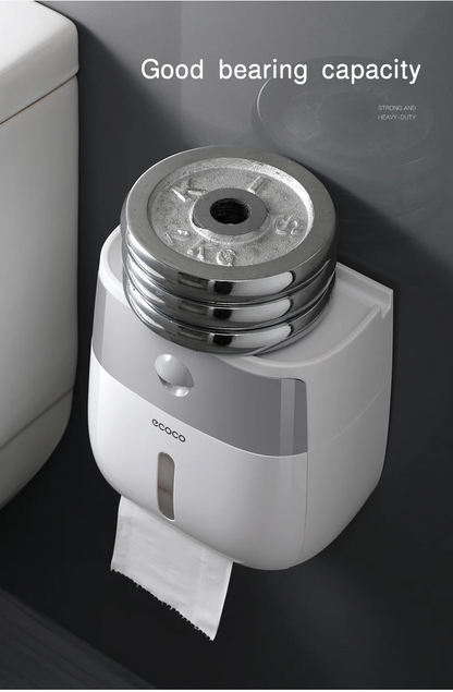 حامل لفة ورق تواليت مثبت على الحائط ، حافظة حامل ورق مرحاض ،Toilet paper holder