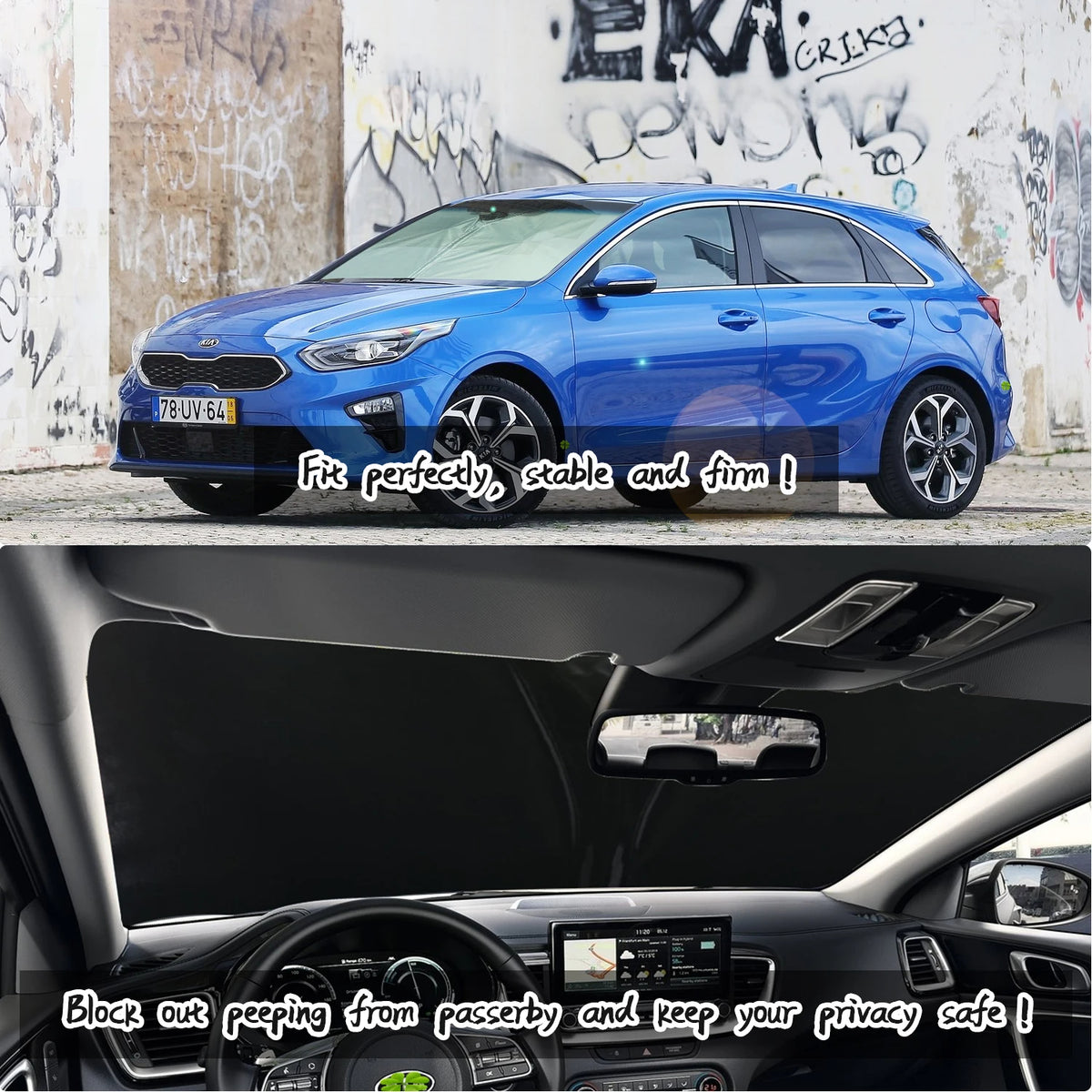 Pare-soleil de voiture حاجب شمس أمامي