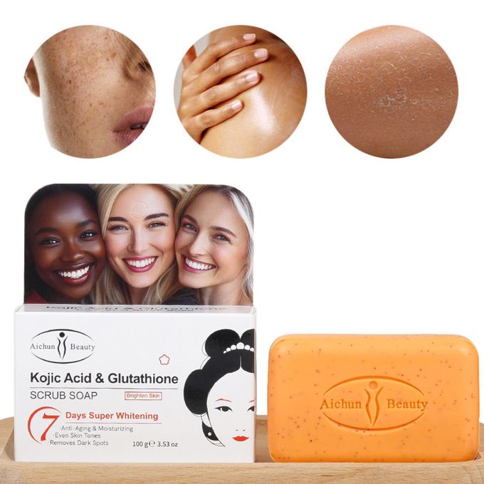 Kojic Acidصابون أيتشون بيوتي المقشر