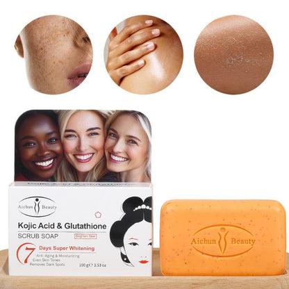 Kojic Acidصابون أيتشون بيوتي المقشر