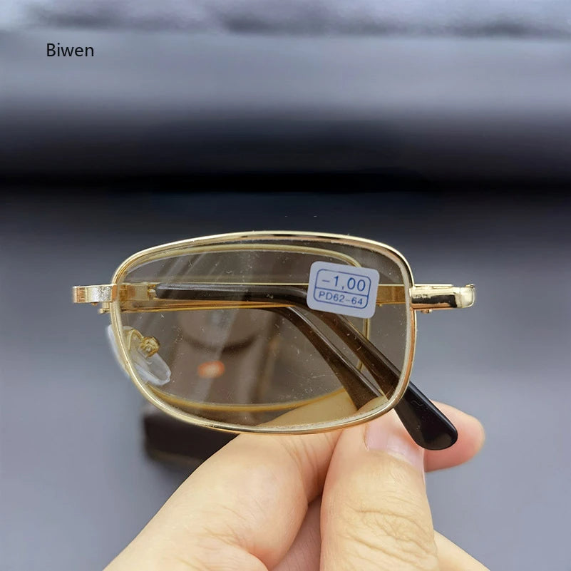 Lunettes de myopie نظارات قابلة للطي للرجال والنساء