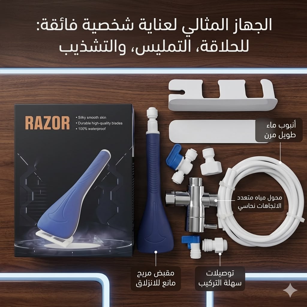 Rasoir Manuel Waterproof RAZOR شفرة حلاقة يدوية مقاومة للماء