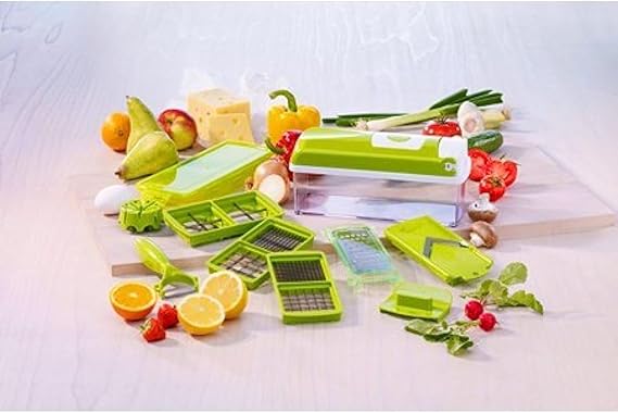 nicer dicer قطاعة خضروات وفواكه من 13 قطعة