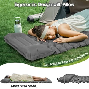Ultralight Inflatable Camping Mat Sleeping Pad Air Mattress