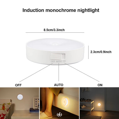 Lampe LED Rechargeable ومصباح لاسلكي مع مستشعر حركة