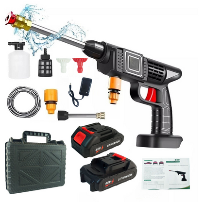 pistolet de lavage 3 batteries مسدس غسيل ضغط لاسلكي