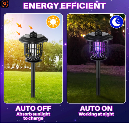 Lampe anti-moustiques à énergie solaire مصباح طارد للبعوض يعمل بالطاقة الشمسية