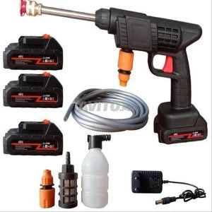 pistolet de lavage 3 batteries مسدس غسيل ضغط لاسلكي