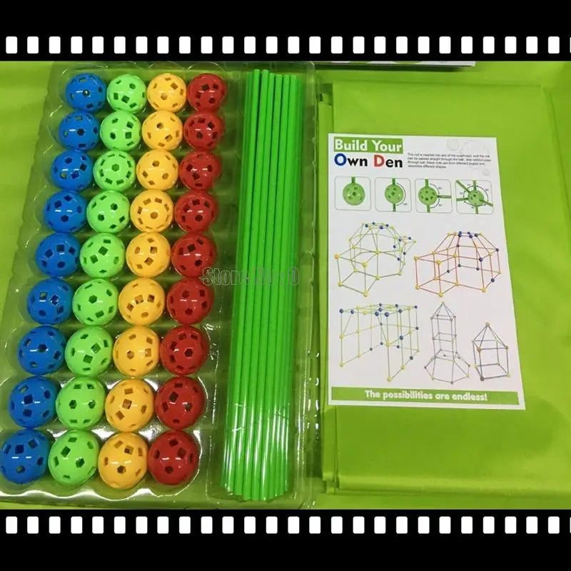 Kit de construction مجموعة خيمة بناء للأطفال