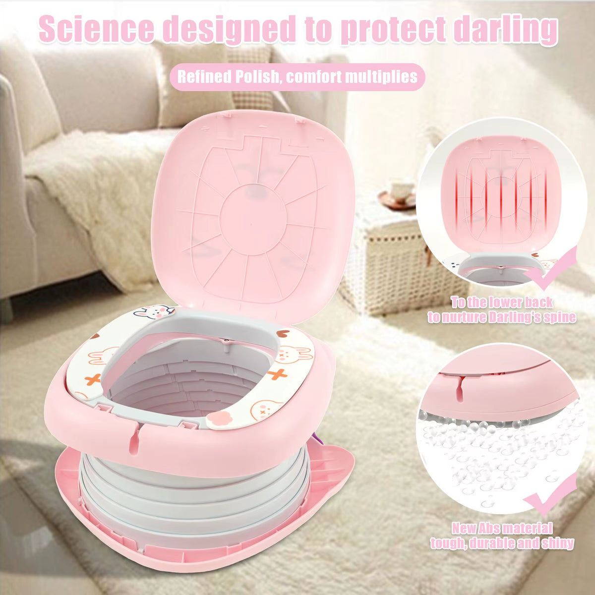 Toilettes pliables المراحيض القابلة للطي