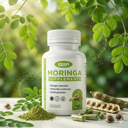 ATANAN Moringa مكمل غذائي طبيعي قائم على المورينجا