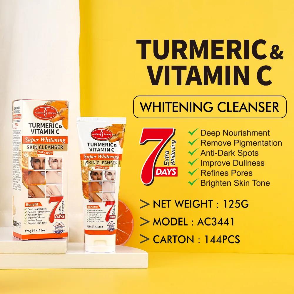 TURMERIC & VITAMIN C منظف للوجه والجسم