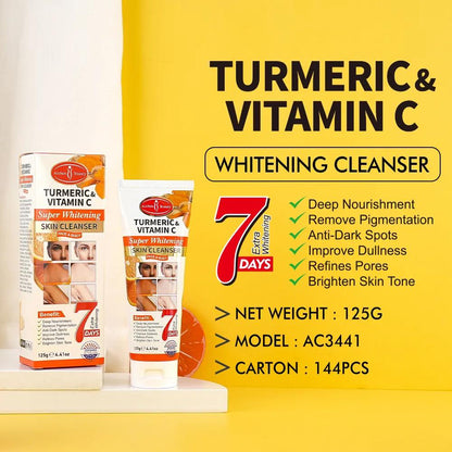 TURMERIC & VITAMIN C منظف للوجه والجسم