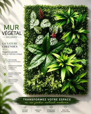 Mur végétal جداريّة نباتية بتنسيق احترافي ولمسة عصرية