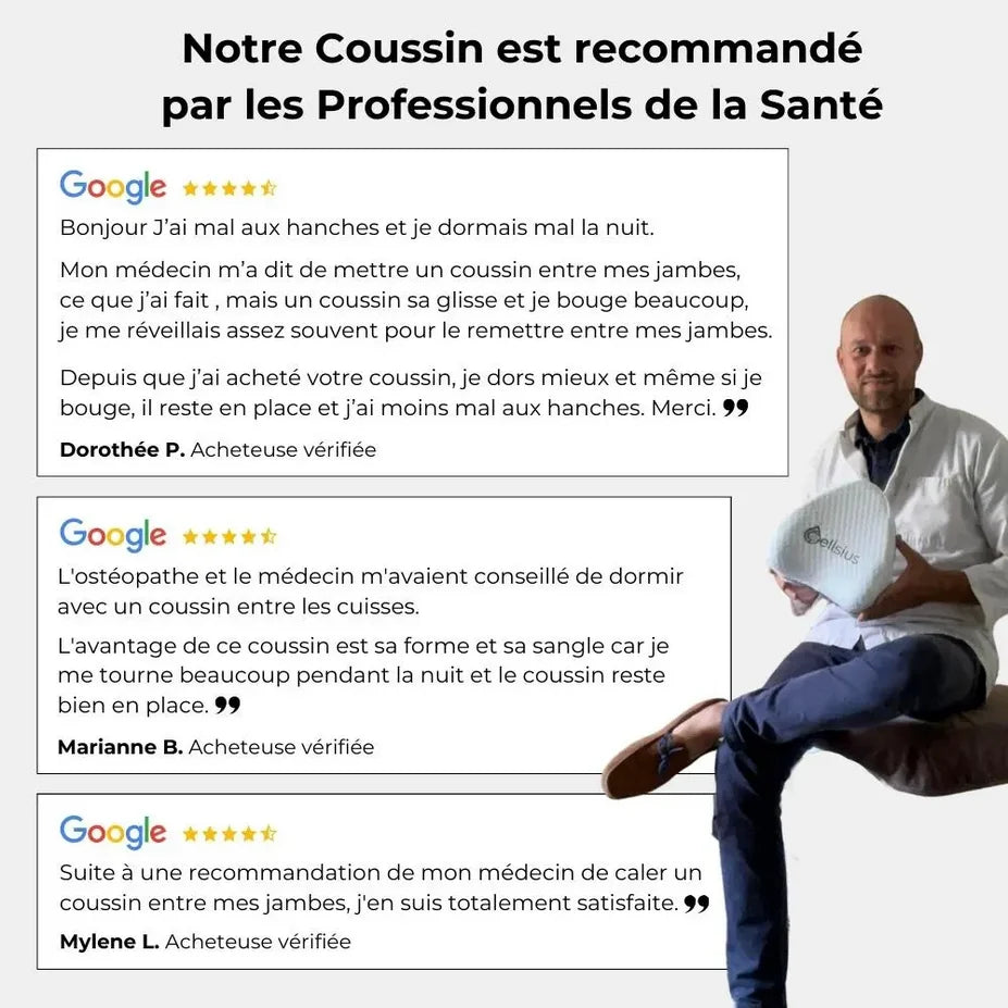 Coussin Genoux Ergonomique à Mémoire de Forme | MATJARRA