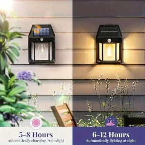 Lampe murale solaire مصباح جدارية تعمل بالطاقة الشمسية