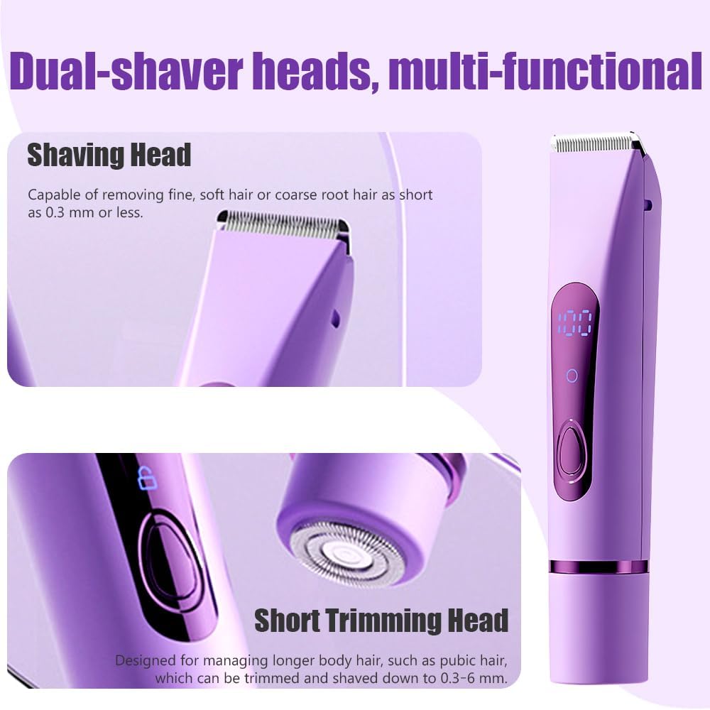 Bikini Trimmer 1ماكينة حلاقة كهربائية 2 في