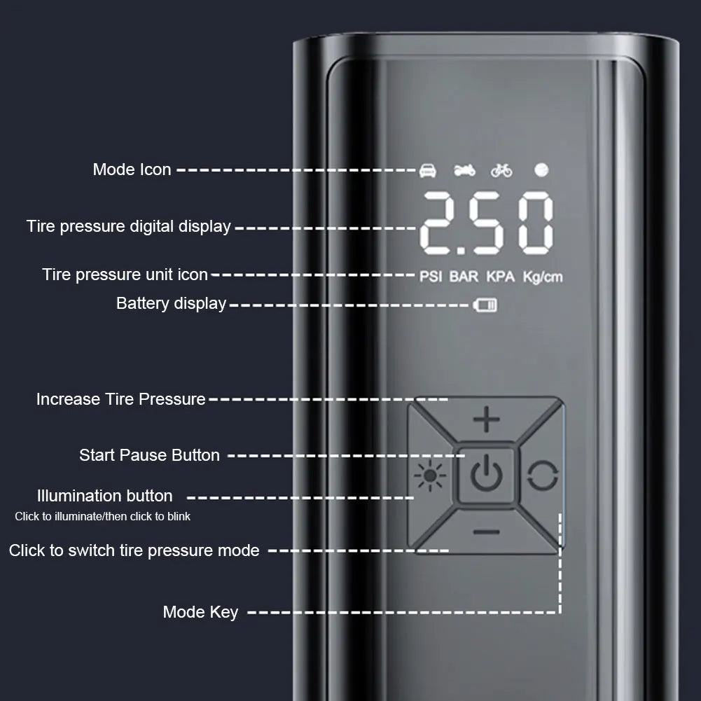 Pompe à air portable مضخة هواء محمولة