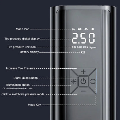 Pompe à air portable مضخة هواء محمولة