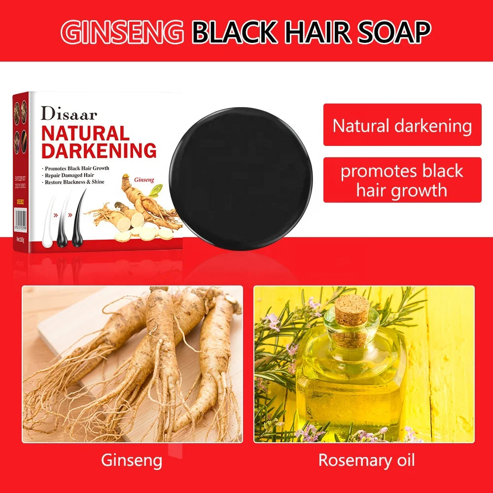Savon pour cheveux noirs صابون
