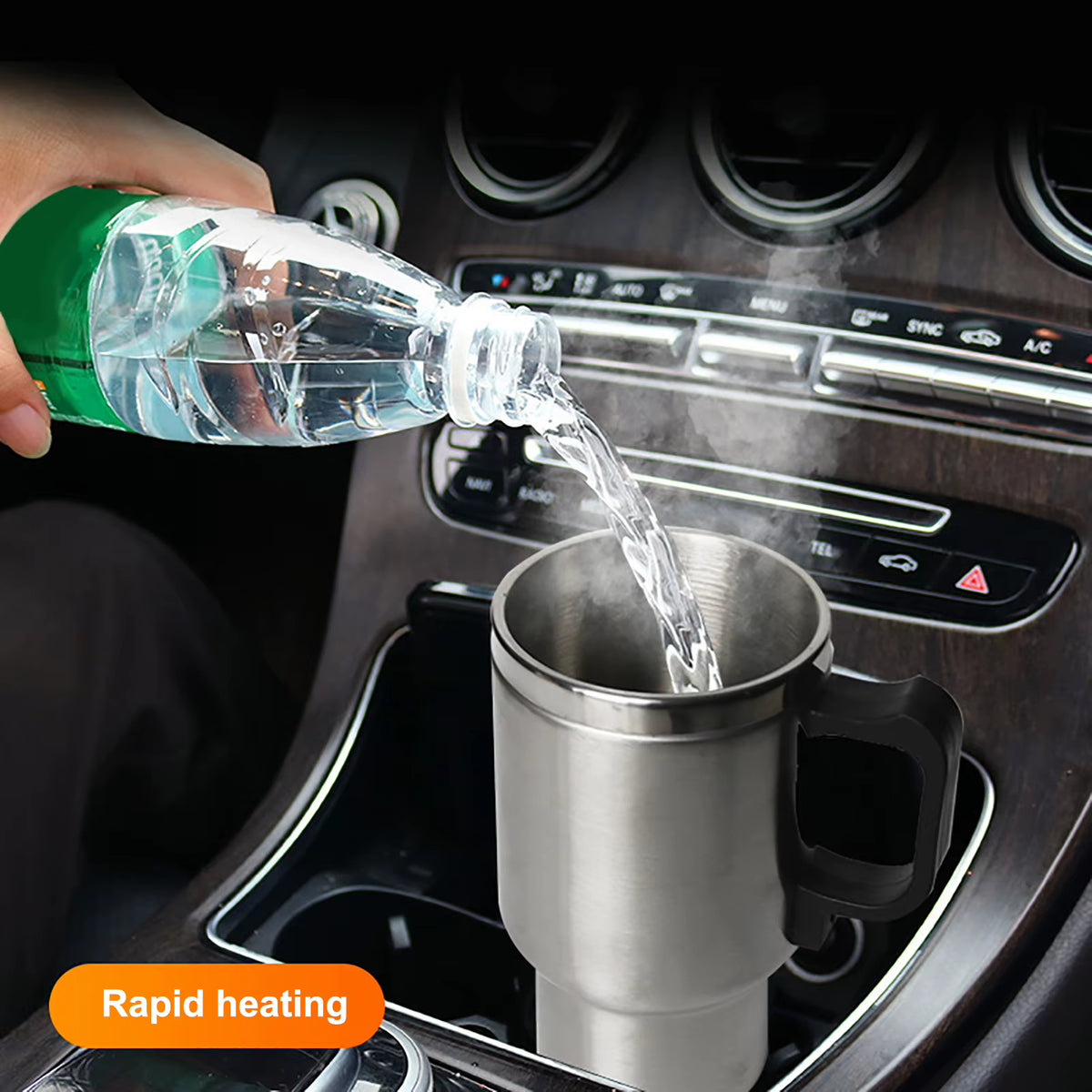 Bouilloire électrique de voiture 12 V 450 ml غلاية كهربائية للسيارة 12 فولت 450 مل