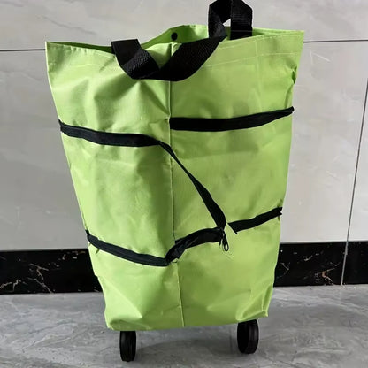 Chariot de courses pliable à roulettes عربة تسوق قابلة للطي بعجلات