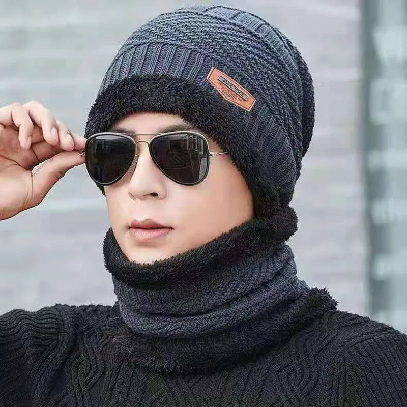 Chapeaux écharpe طقم قبعة ووشاح شتوي