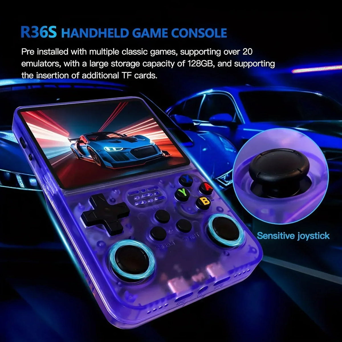 R36H Video Game Console Linux جهاز ألعاب فيديو