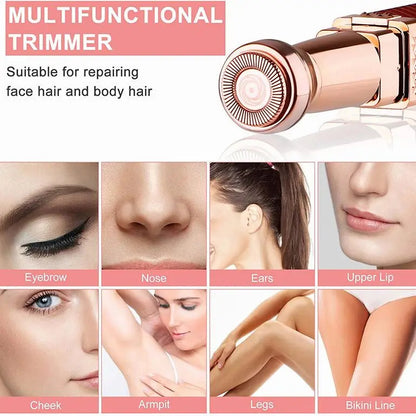 4-en-1 مزيل شعر الوجه