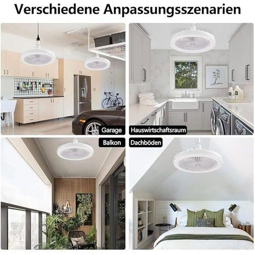 مروحة سقف مزودة بإضاءة Ventilateur de Plafond