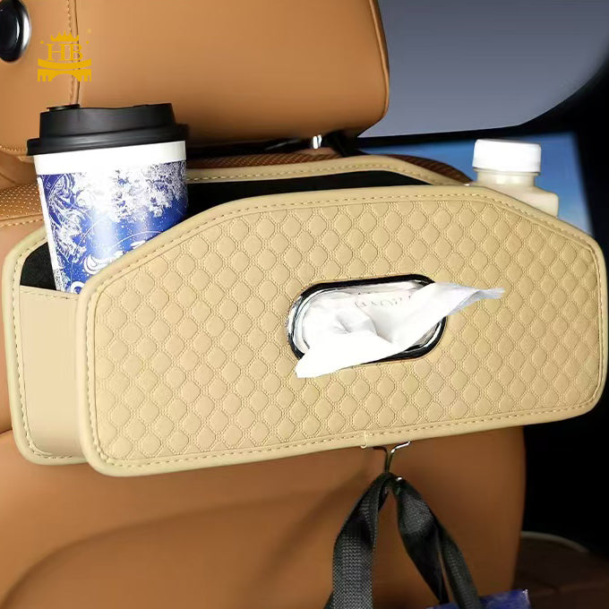 Car Mounted Waterproof Tissue Box صندوق مناديل مضاد للماء مثبت في السيارة