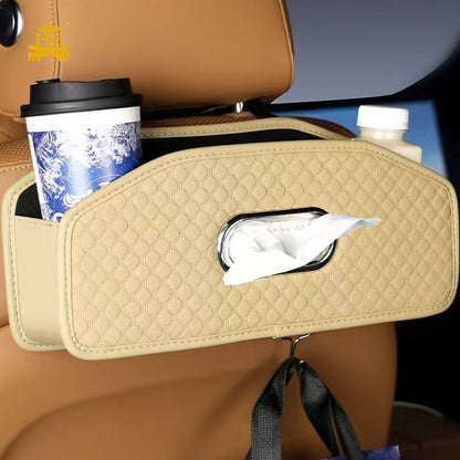 Car Mounted Waterproof Tissue Box صندوق مناديل مضاد للماء مثبت في السيارة