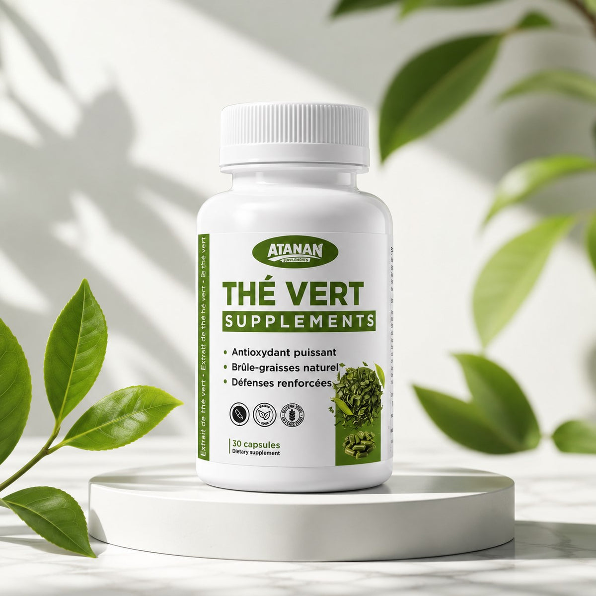 ATANAN Thé Vert مكملات الشاي الأخضر