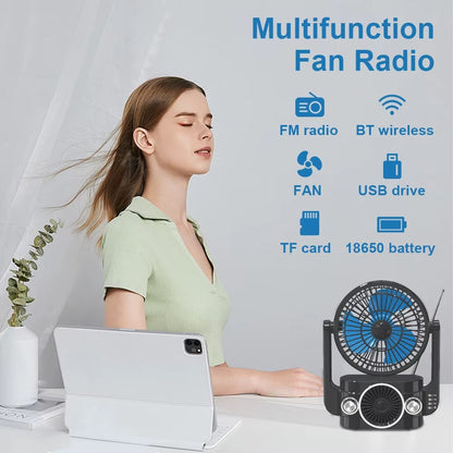Ventilateur solaire مروحة ومكبر صوت