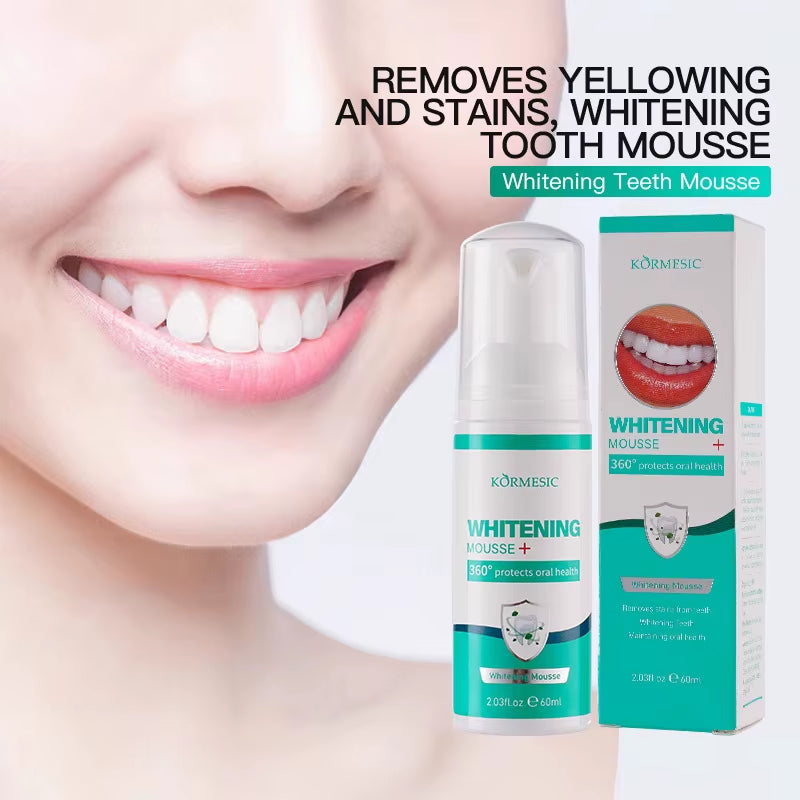 mousse de blanchiment des dents رغوة تبييض أسنان
