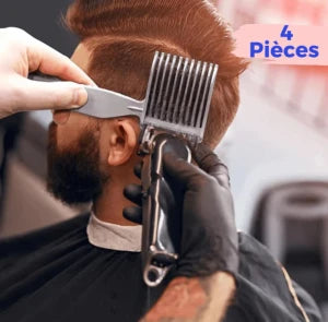 4 peignes de barbier أمشاط حلاقة احترافية