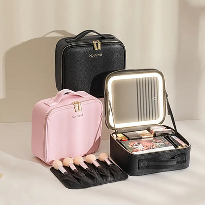 Trousse de Maquillage avec Miroir LED 3 Lumières | MATJARRA