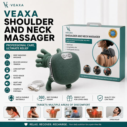 VEAXA SHOULDER AND NECK MASSAGER- فياكسا جهاز تدليك الرقبة والكتفين