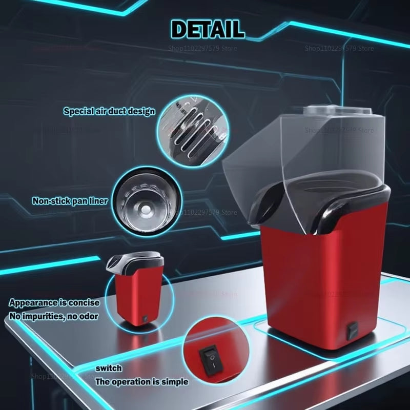 آلة صنع الفشار الكهربائية Mini machine à popcorn